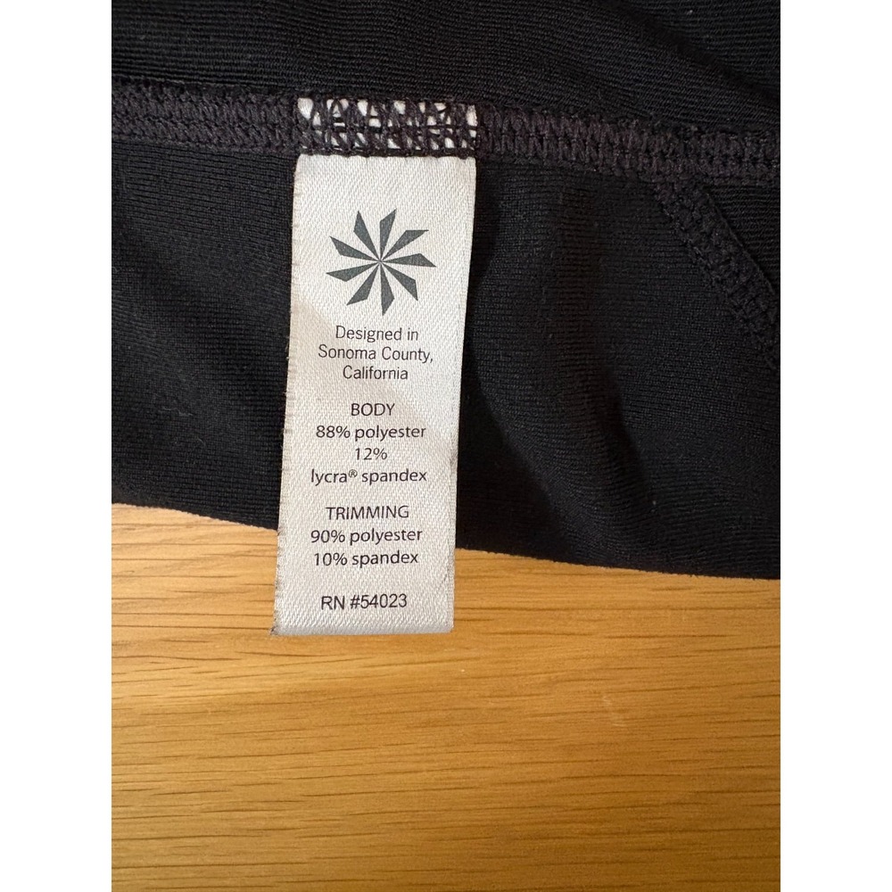 Athleta Biker Shorts Womens XS Black Athletic Pockets Stretch Activewear - Picture 6 of 7